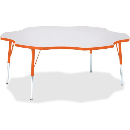 Jonti-Craft JNT6458JCA114 Berries Prism Six-Leaf Student Table