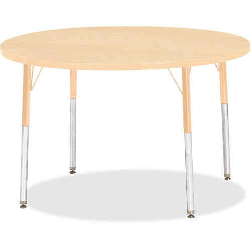 Jonti-Craft JNT6468JCA251 Berries Adult Height Maple Top/Edge Round Table