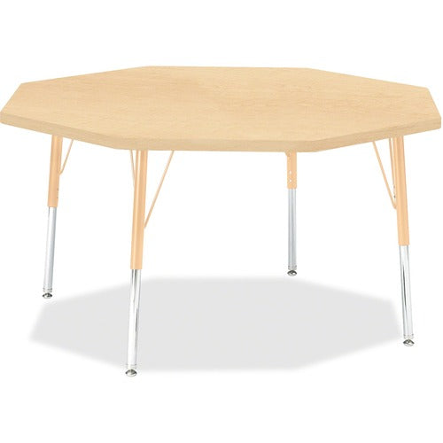 Jonti-Craft JNT6428JCE251 Berries Elementary Height Maple Top/Edge Octagon Table