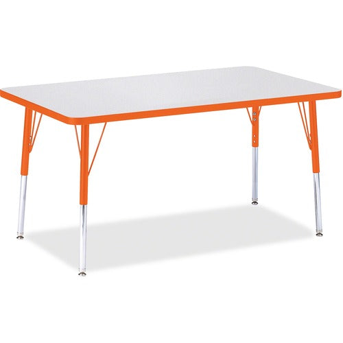 Jonti-Craft JNT6473JCA114 Berries Adult Height Color Edge Rectangle Table