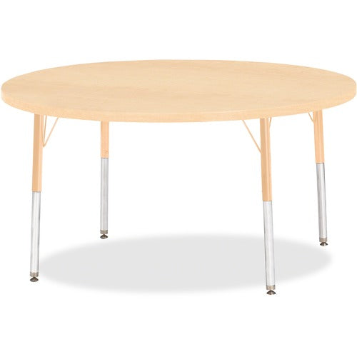 Jonti-Craft JNT6433JCA251 Berries Adult Height Maple Top/Edge Round Table