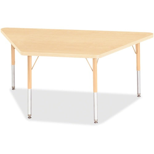 Jonti-Craft JNT6443JCE251 Berries Maple Top Elementary Height Trapezoid Table