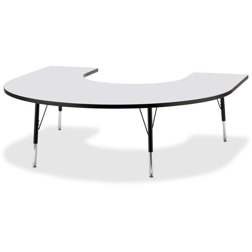 Jonti-Craft JNT6445JCE180 Berries Elementary Height Prism Edge Horseshoe Table