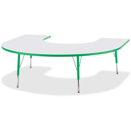 Jonti-Craft JNT6445JCE119 Berries Elementary Height Prism Edge Horseshoe Table