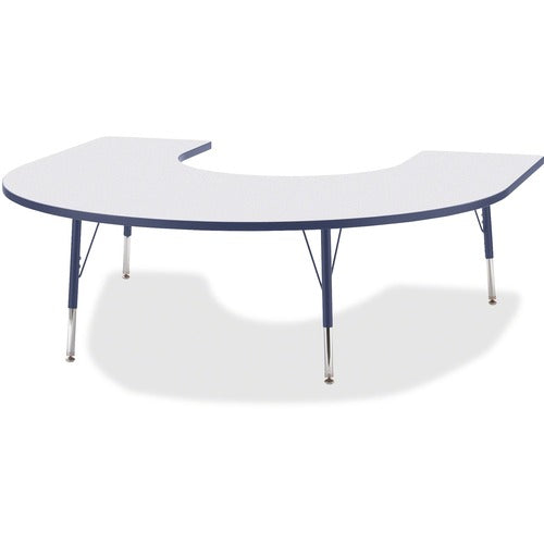 Jonti-Craft JNT6445JCE112 Berries Elementary Height Prism Edge Horseshoe Table