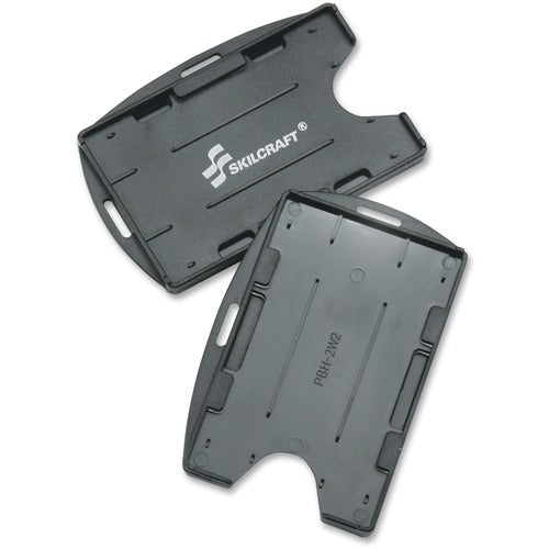 SKILCRAFT® NSN6258998 Dual Sided ID Card Holder