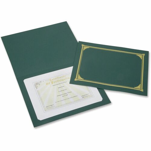 SKILCRAFT® NSN6272961 Letter, A4 Recycled Certificate Holder