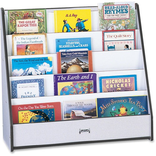 Jonti-Craft JNT3514JCWW180 Rainbow Accents Laminate 5-shelf Pick-a-Book Stand