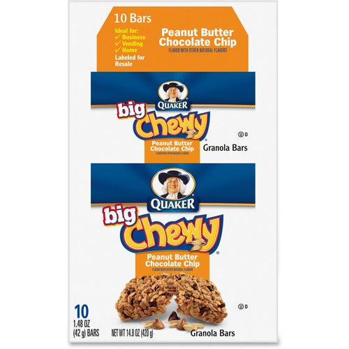 Quaker Oats QKR31566 Peanut Butter Big Chewy Granola Bar