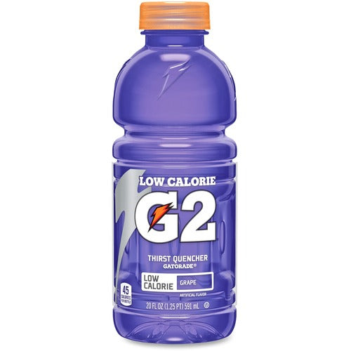 Gatorade QKR20406 G2 Grape Low-Calorie Sports Drinks