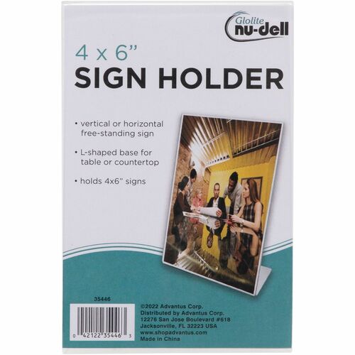 Golite nu-dell NUD35446 Freestanding Sign Holder