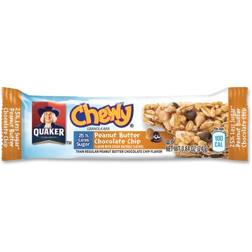 Quaker Oats QKR31184 Peanut Butter Choco Chip Granola Bars