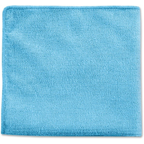 Rubbermaid Commercial RCP1820579 Microfiber Cleaning Cloths, 12 x 12, Blue, 24/Pack