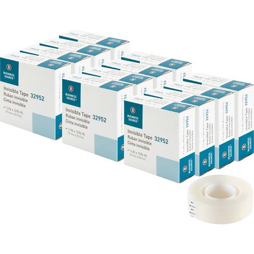 Business Source BSN32952BX Invisible Tape Dispenser Refill Roll