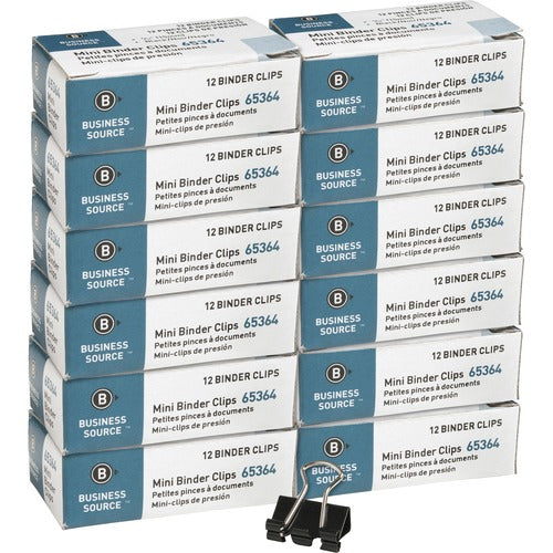 Business Source BSN65364BX Fold-back Binder Clips