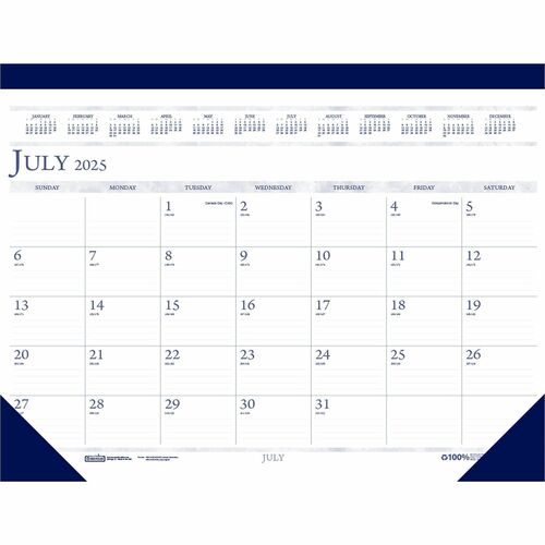 House of Doolittle HOD155 Academic Desk Pad Calendar