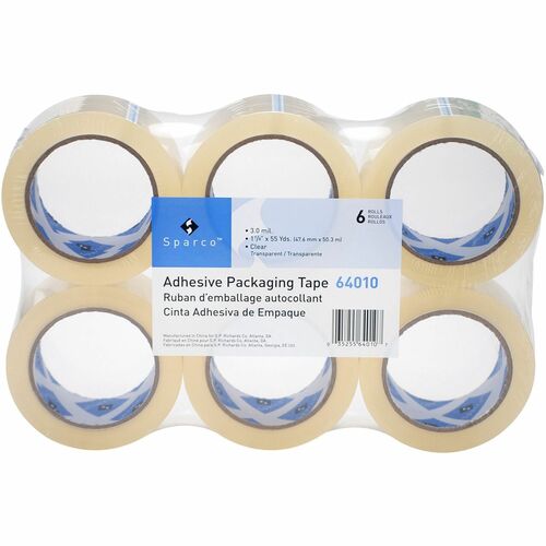 Sparco SPR64010CT Premium Heavy-duty Packaging Tape Roll