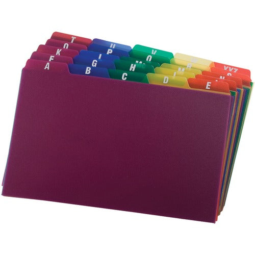 Oxford OXF73155 A-Z Poly Filing Index Cards