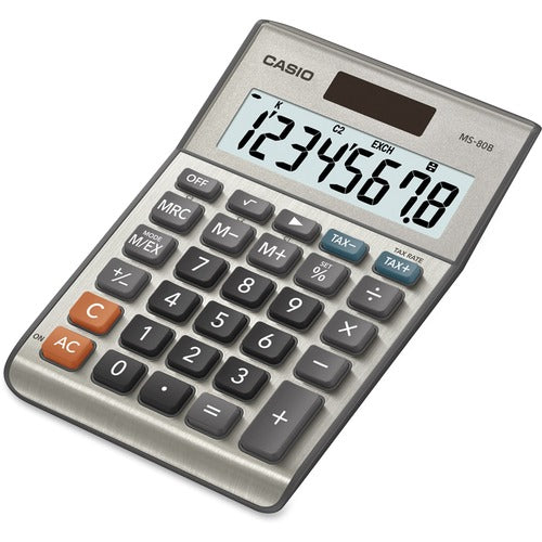 Casio CSOMS80B MS80 Desktop Solar Tax Calculator