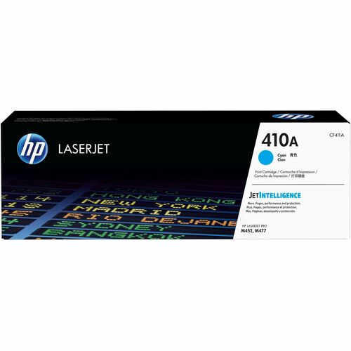 HP HEWCF411A 410A Original Laser Toner Cartridge - Single Pack - Cyan - 1 Each