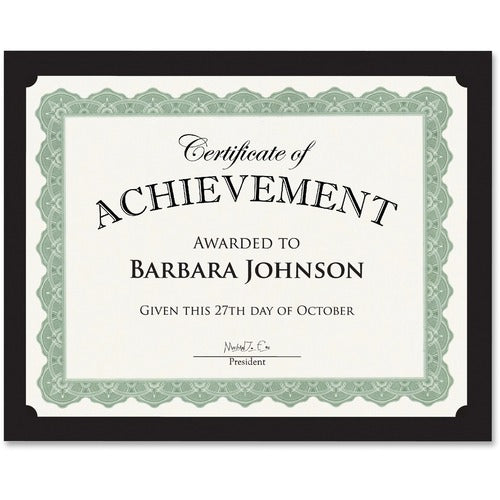 Geographics GEO47836 Geographics Certificate Holder - 10 / Pack - Black