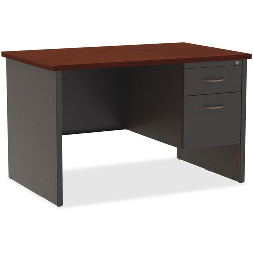 Lorell LLR79148 Fortress Modular Series Right-Pedestal Desk
