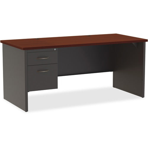 Lorell LLR79152 Fortress Modular Series Left-Pedestal Desk