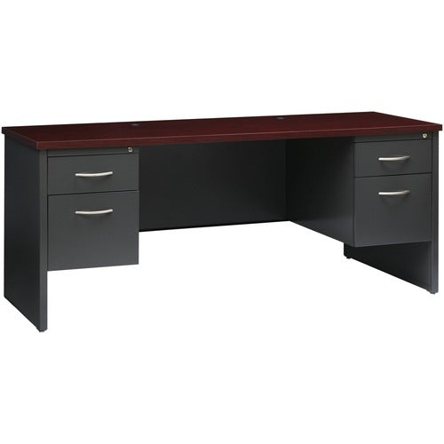 Lorell LLR79158 Fortress Modular Series Double-pedestal Credenza