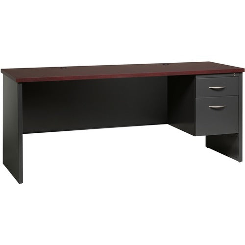 Lorell LLR79162 Fortress Modular Series Right-pedestal Credenza