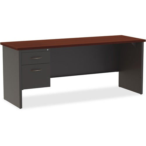 Lorell LLR79164 Fortress Modular Series Left-pedestal Credenza