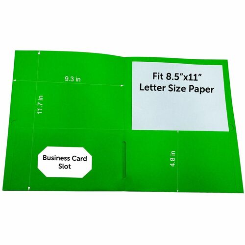 Sparco SPR78552 Letter Pocket Folder