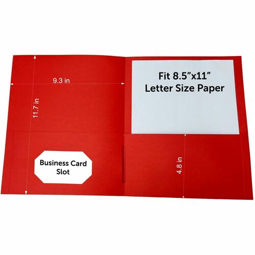 Sparco SPR78547 Letter Pocket Folder