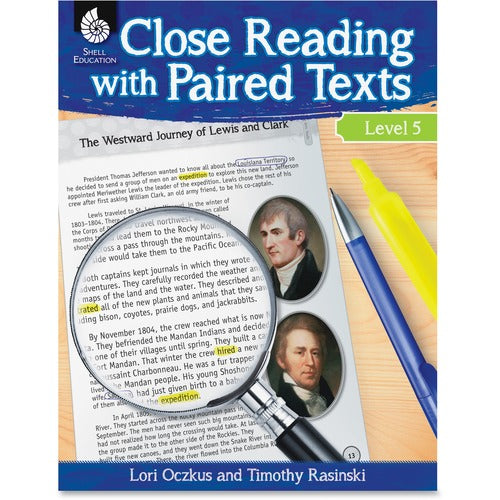 Shell Education SHL51361 Education Close Reading Level 5 Guide Printed Book by Lori Oczkus, M.A, Timothy Rasinski, Ph.D.