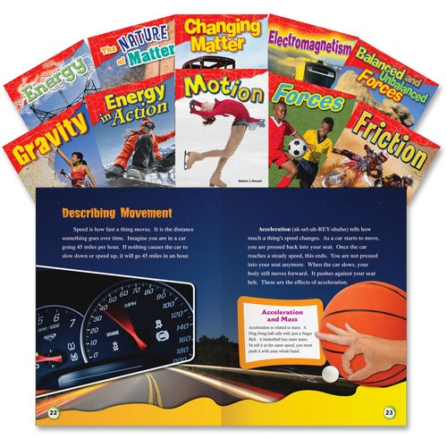 Shell Education SHL23428 Let's Explore Physical Science Grades 2-3 Book Set Printed Book
