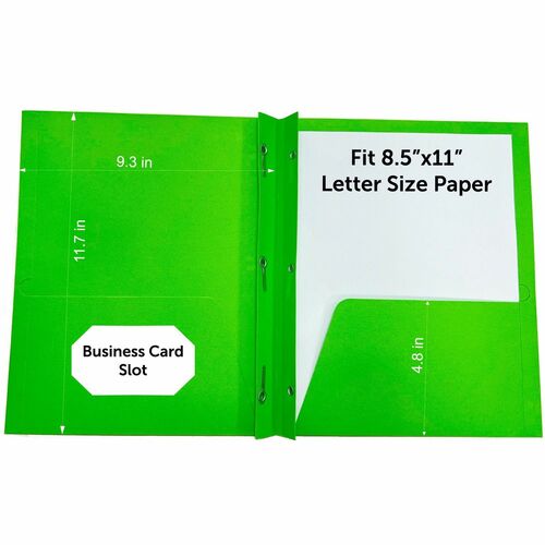 Sparco SPR78542 Letter Pocket Folder