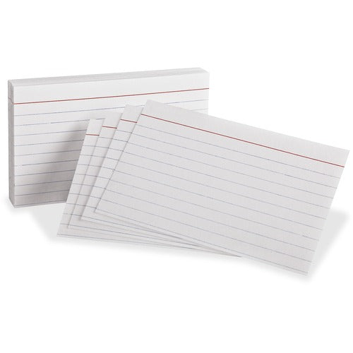 Oxford OXF63500 Ruled Heavyweight Index Cards