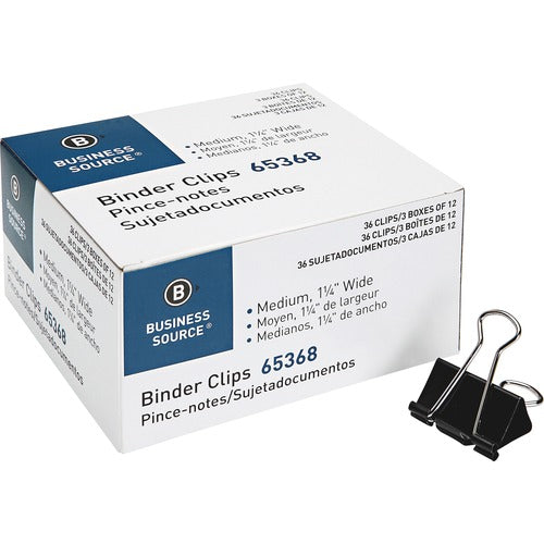 Business Source BSN65368 Binder Clips