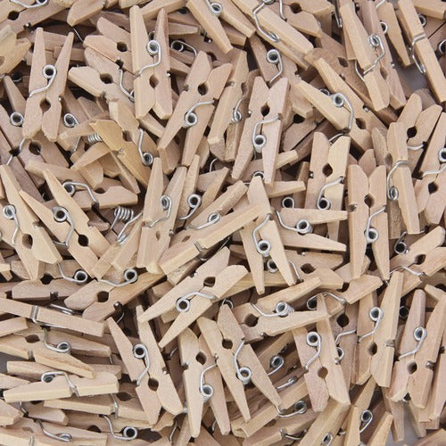 Creativity Street PAC367201 WoodCrafts Natural Mini Clothespins