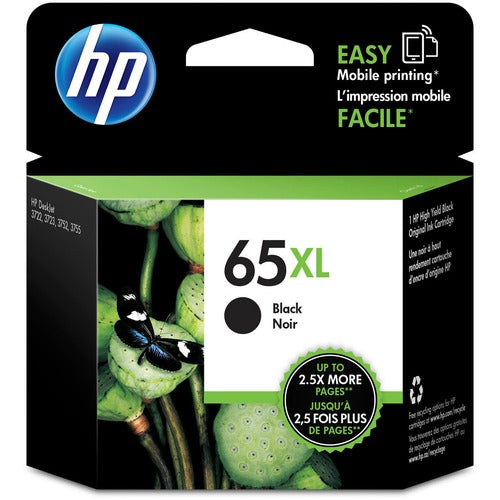 HP HEWN9K04AN 65Xl Original Ink Cartridge - Black - Inkjet - High Yield - 300 Page - 1 Each