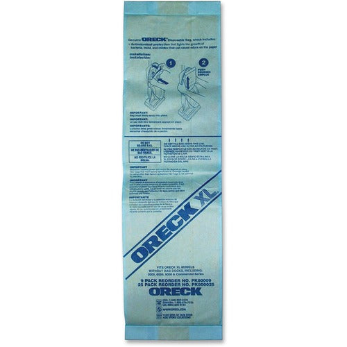 Oreck ORKPK800025 XL Upright Single-wall Filtration Bags