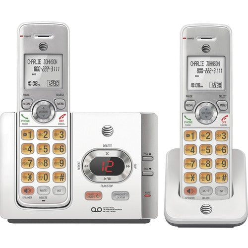 AT&amp;T ATTEL52215 EL52215 DECT 6.0 Cordless Phone - Silver, Black