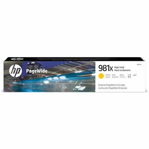 HP HEWL0R11A 981X (L0R11A) Original High Yield Inkjet Ink Cartridge - Single Pack - Yellow - 1 Each