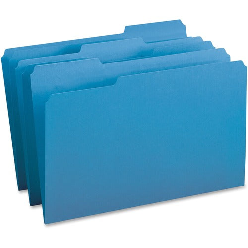 Business Source BSN99719 1/3 Tab Cut Legal Recycled Top Tab File Folder