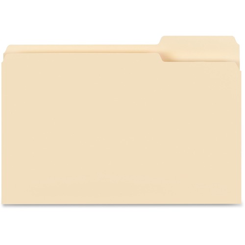 Business Source BSN99723 1/3 Tab Cut Legal Recycled Top Tab File Folder