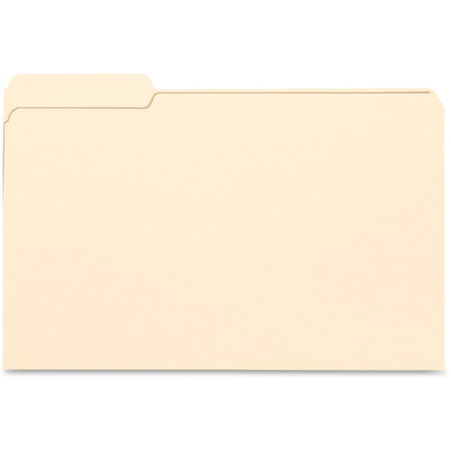 Business Source BSN99724 1/3 Tab Cut Legal Recycled Top Tab File Folder