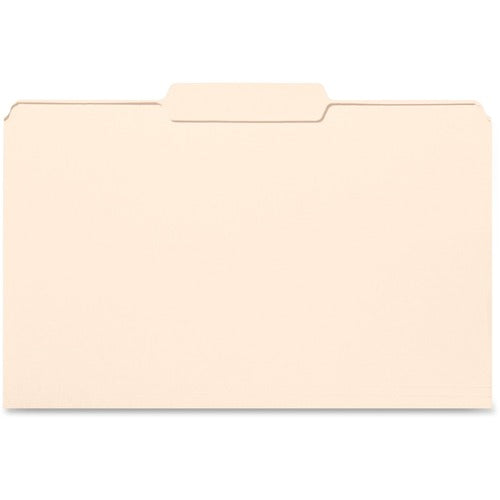 Business Source BSN99725 1/3 Tab Cut Legal Recycled Top Tab File Folder