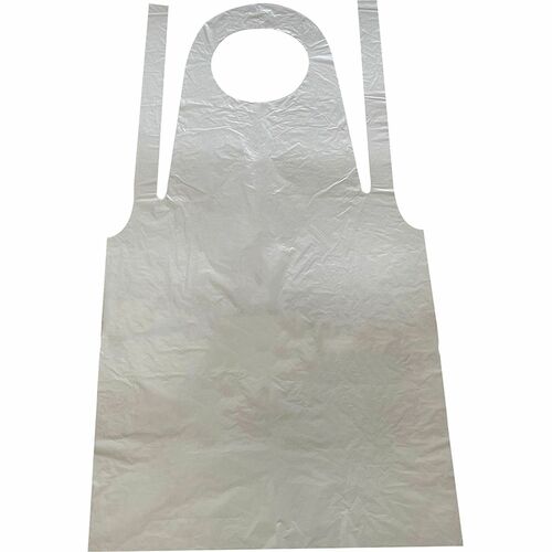 Genuine Joe GJO85141CT 50" Disposable Poly Apron