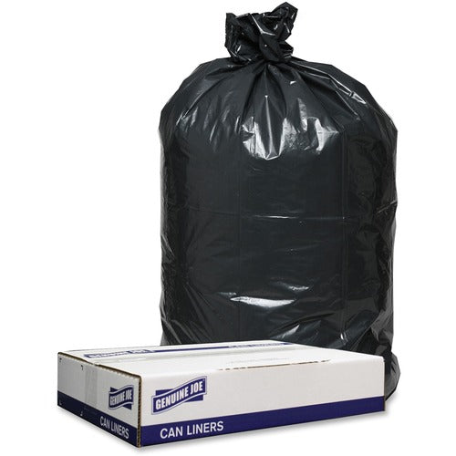 Genuine Joe GJO98207 Low Density Black Can Liners