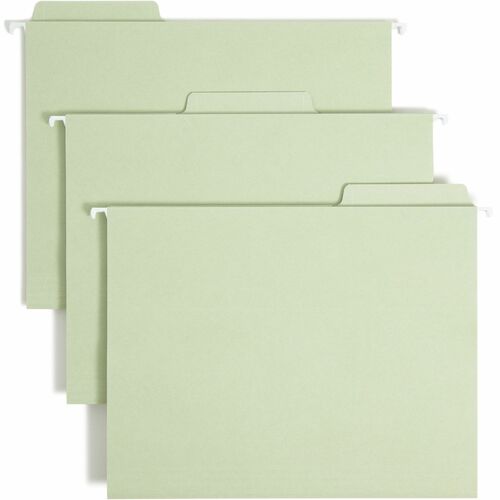 Smead SMD65120 FasTab 1/3 Tab Cut Letter Recycled Fastener Folder