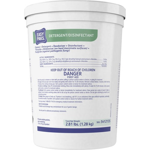 Diversey DVO5412135 EasyPaks Detergent/Disinfectant